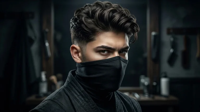 Stylish low taper fade ninja haircut for men with textured hair on top and clean tapered sides