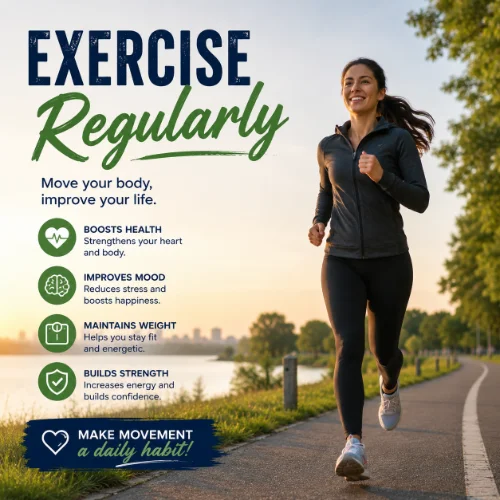 People engaging in regular physical activities such as walking, running, cycling, and strength training