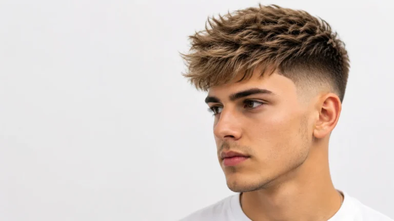 Low Taper Fade Textured Top Styles for Men